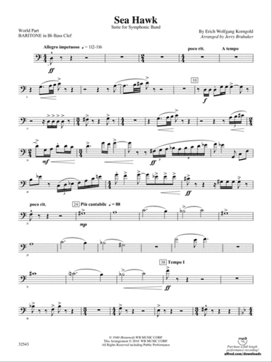 Sea Hawk: (wp) B-flat Baritone B.C.
