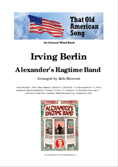 Alexander's Ragtime Band (For Concert Wind Band)