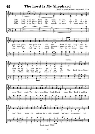 The Lord Is My Shepherd