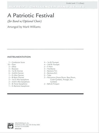 A Patriotic Festival: Score