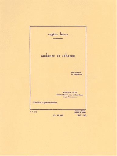 Andante and Scherzo