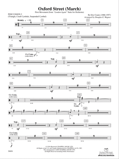 Oxford Street (March): 2nd Percussion