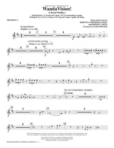 WandaVision! (Choral Medley) (arr. Mark Brymer) - Trumpet 2