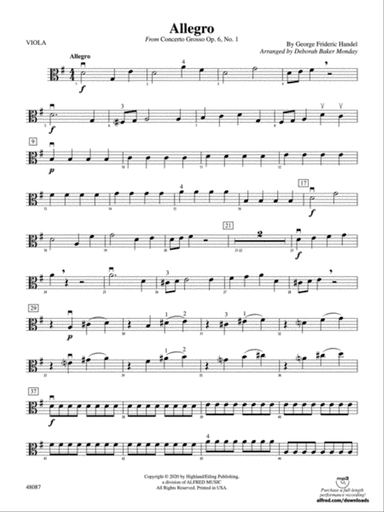 Allegro: Viola