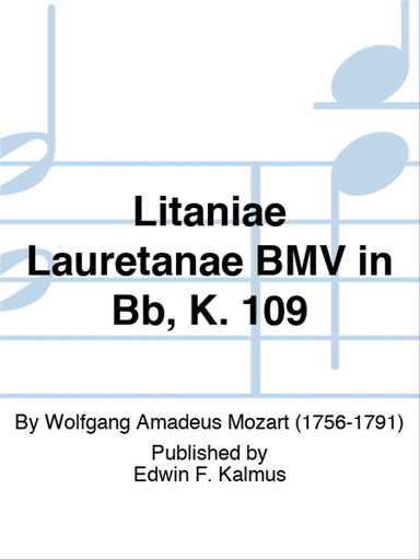 Litaniae Lauretanae BMV in Bb, K. 109