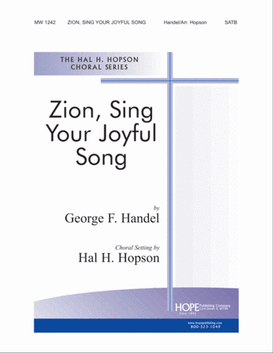 Zion, Sing Your Joyful Song