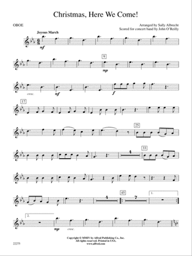 Christmas, Here We Come!: Oboe