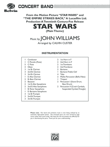 Star Wars Main Theme: Score