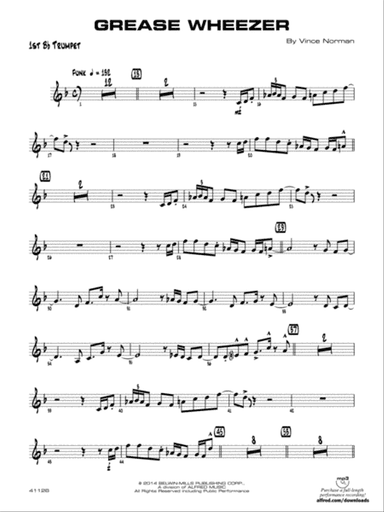Grease Wheezer: 1st B-flat Trumpet