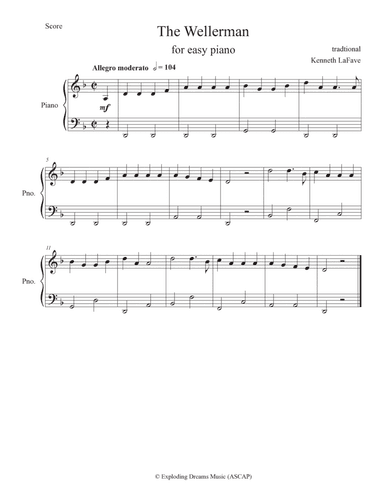 The Wellerman (easy piano)