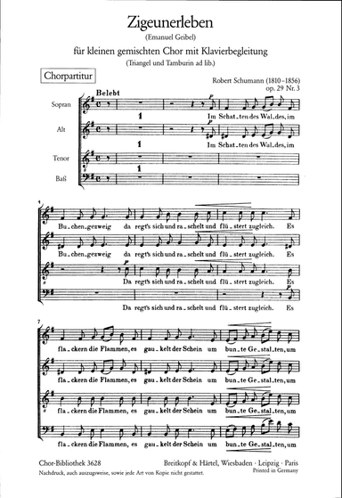 Zigeunerleben Op. 29/3