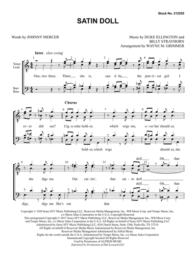 Satin Doll (arr. Wayne Grimmer)