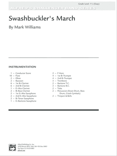 Swashbuckler's March: Score