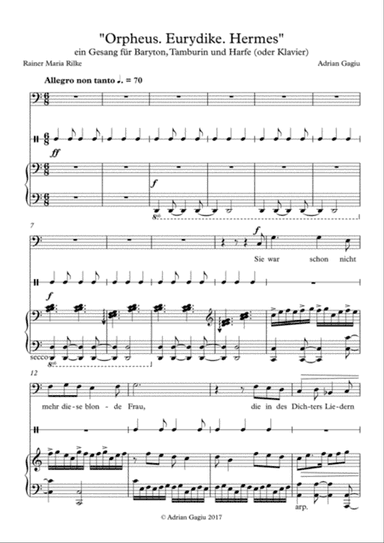 "Orpheus, Eurydike, Hermes", op. 66