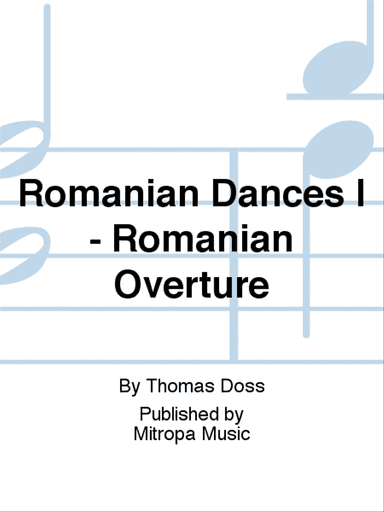 Romanian Dances I - Romanian Overture
