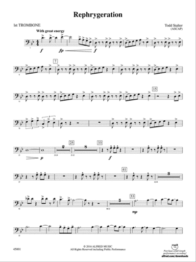 Rephrygeration: 1st Trombone