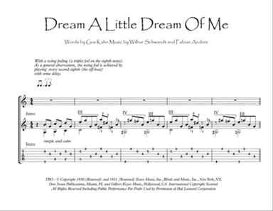 Dream A Little Dream Of Me
