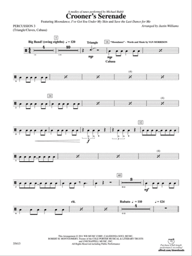 Crooner’s Serenade: 3rd Percussion