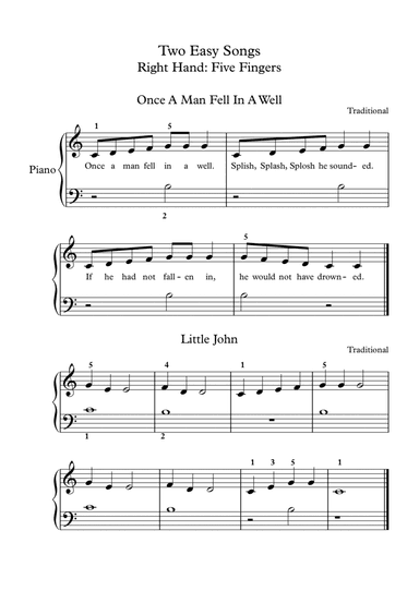 Once A Man Fell In A Well and Little John