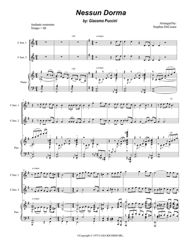 Nessun Dorma