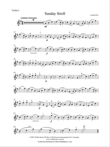 Sunday Stroll: 1st Violin