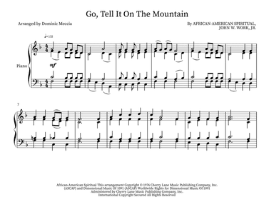 Go, Tell It On The Mountain