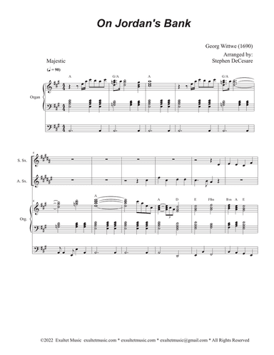 On Jordan's Bank (Duet for Soprano and Alto Saxophone)