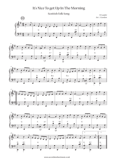 It's Nice To Get Up In The Morning