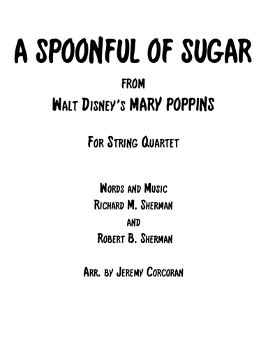 A Spoonful Of Sugar