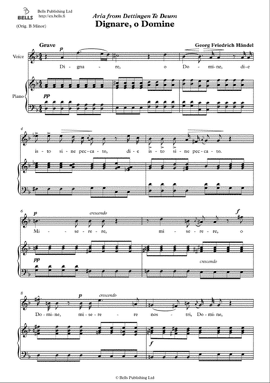 Dignare, o Domine! (D minor)