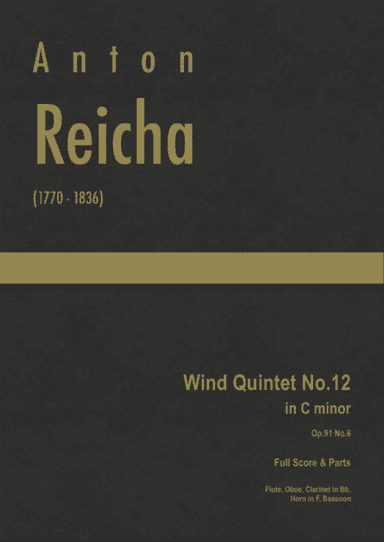 Reicha - Wind Quintet No.12 in C minor, Op.91 No.6