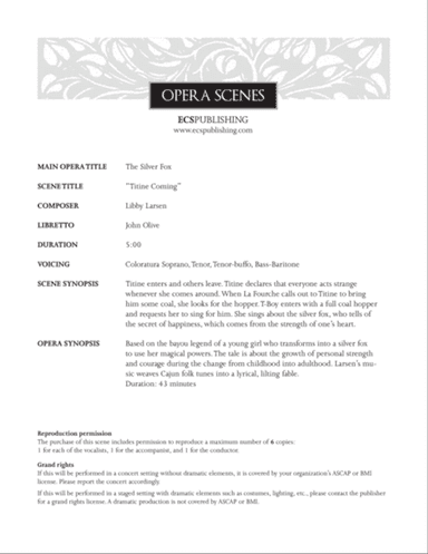 Titine Coming from The Silver Fox (Downloadable)