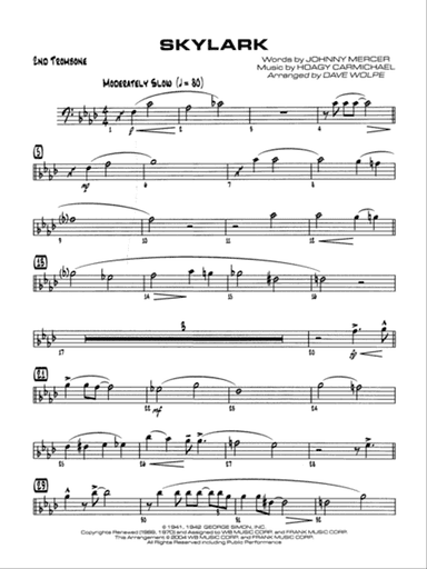 Skylark: 2nd Trombone