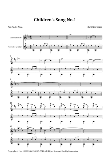 Children's Song No. 1