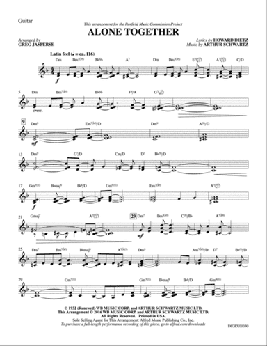 Alone Together: Guitar