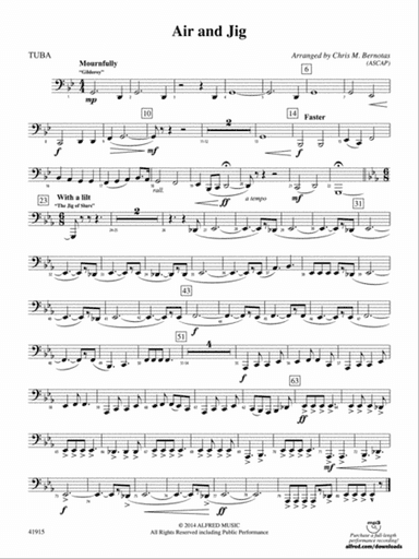 Air and Jig: Tuba