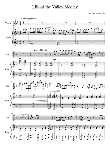 Lily of the Valley Medley