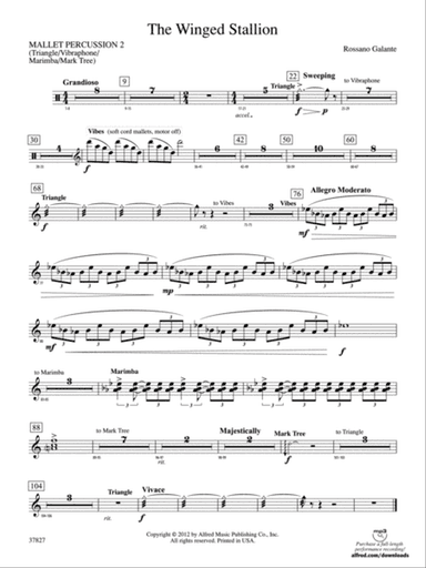 The Winged Stallion: 2nd Mallet Percussion