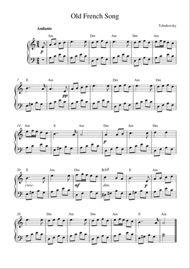 Old French Song