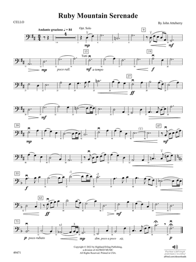 Ruby Mountain Serenade: Cello