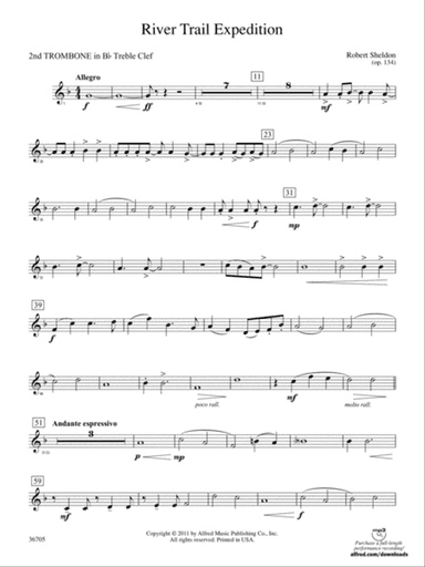River Trail Expedition: (wp) 2nd B-flat Trombone T.C.