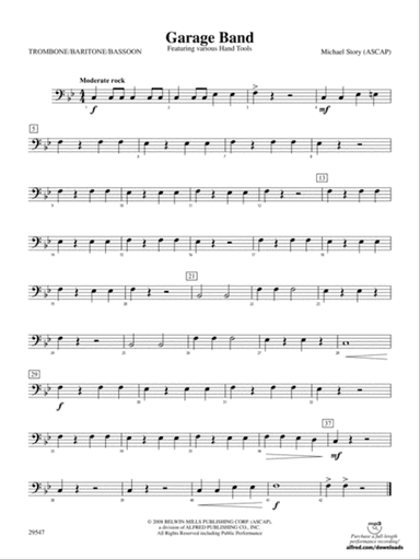Garage Band: 1st Trombone