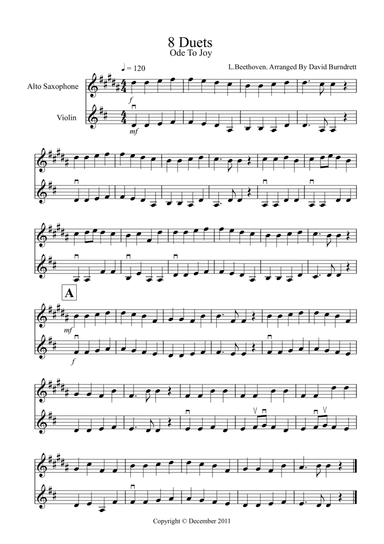 8 Duets for Alto Saxophone and Violin