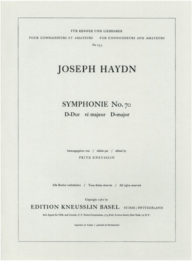 Symphony no. 70