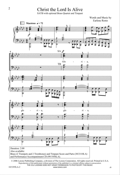 Christ the Lord Is Alive