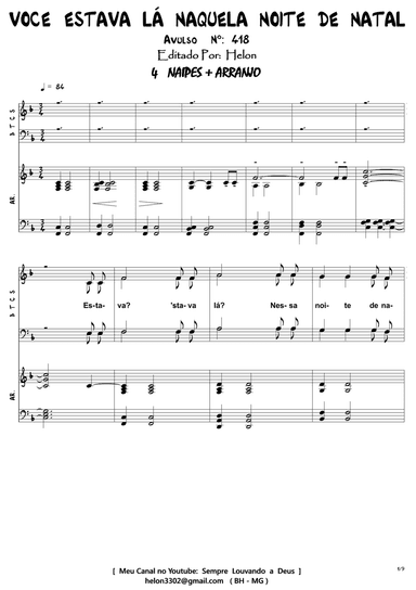 Você Estava Lá naquela Noite de Natal