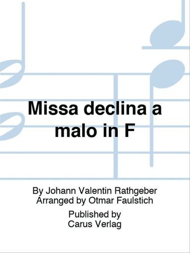 Missa declina a malo in F