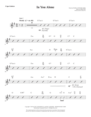 In You Alone - Capo Guitar