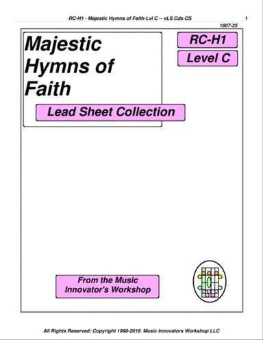 RC-H1 - Majestic Hymns of Faith (Key Map Tablature)