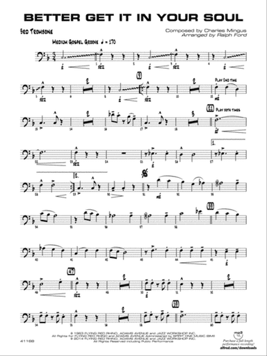 Better Get It in Your Soul: 3rd Trombone